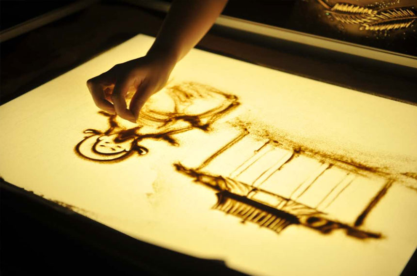 年会沙画表演为什么受欢迎